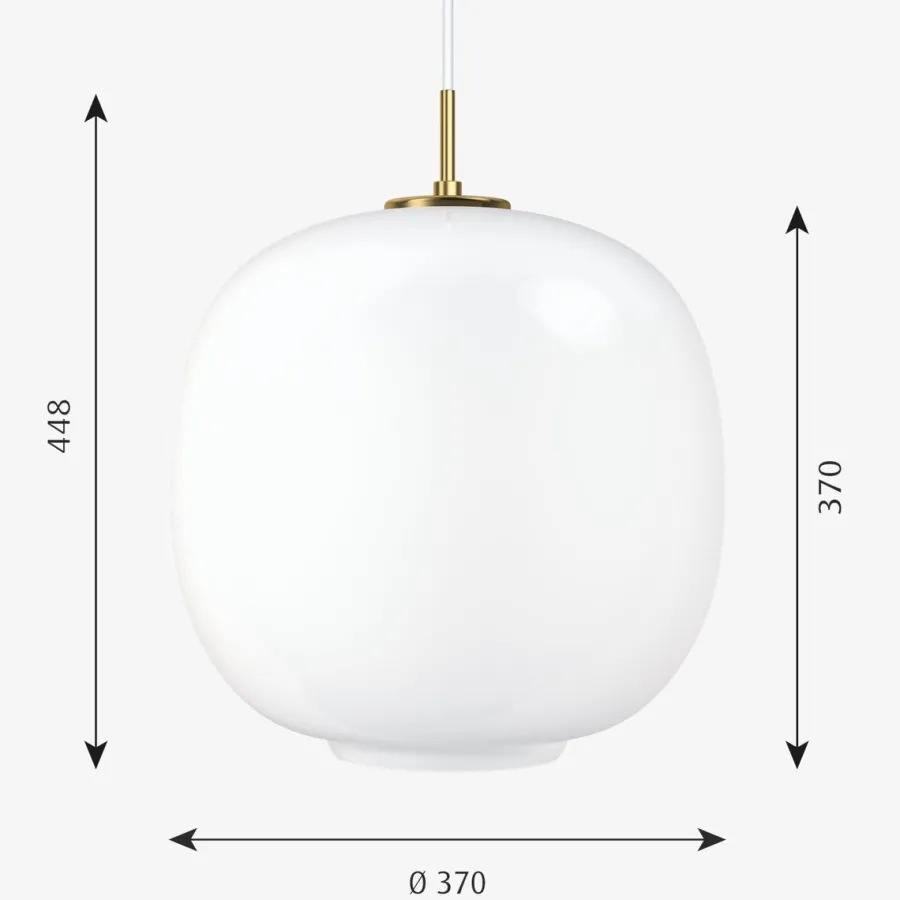 Sale Louis Poulsen VL45 Radiohuspendel Ø37 Messing / Opal