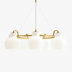Hot Louis Poulsen VL Ring Crown 7 taklampe Messing / Opal