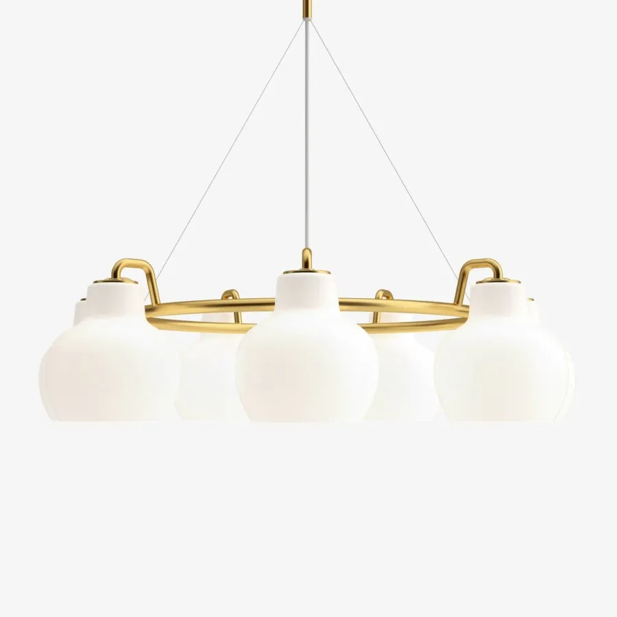 Hot Louis Poulsen VL Ring Crown 7 taklampe Messing / Opal