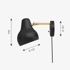 Outlet Louis Poulsen VL38 vegglampe