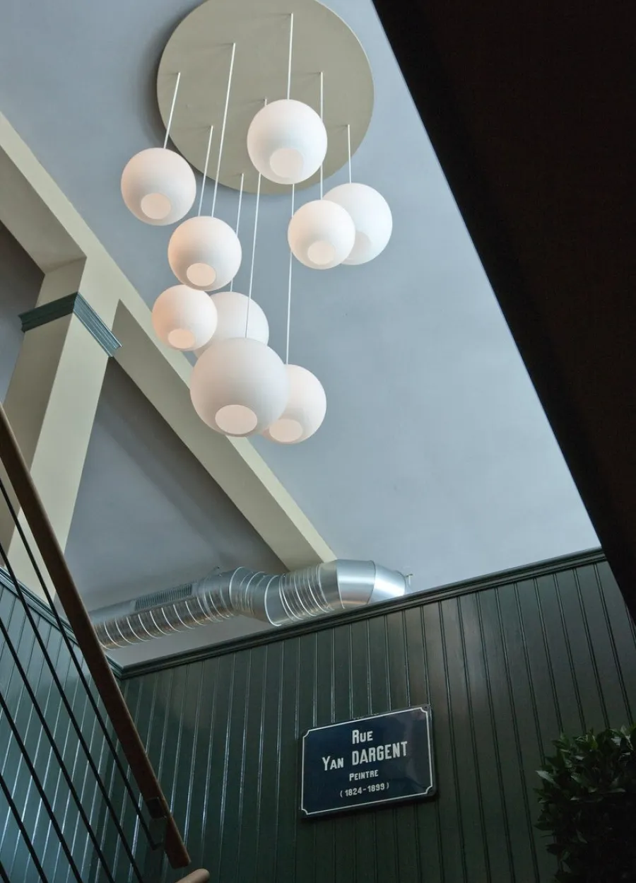 Clearance Louis Poulsen Wohlert taklampe Ø35 - Opal