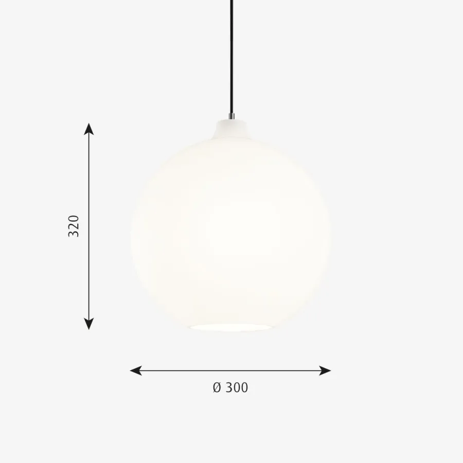 Online Louis Poulsen Wohlert taklampe Ø30 - Opal