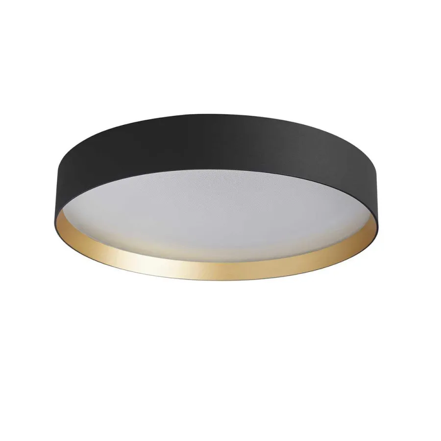 Discount LOOM Design Lucia taklampe 45 cm 24 watt dimbar - Svart/Gull farget Svart / Gull