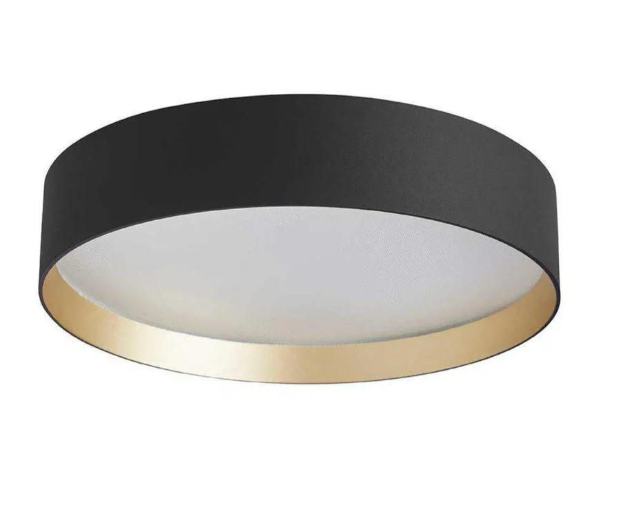 LOOM Design Lucia taklampe 35 cm 16 watt dimbar - Svart/Gull farget Svart / Gull