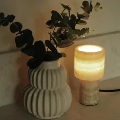 Discount Pr home of Scandinavia Ab Lucie bordlampe 16 cm - Marmor Offwhite