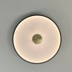 Sale Luminor Lumi taklampe m/plissering Ø50 Svart