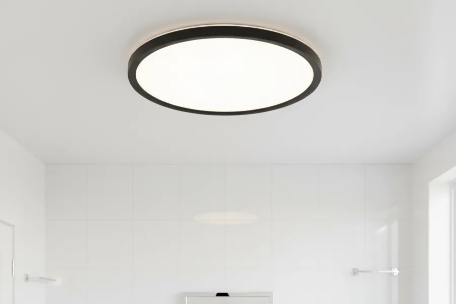 Discount Ms - belysning Luna 30 cm taklampe 18W 3000 Kelvin IP54 - 3-step dim