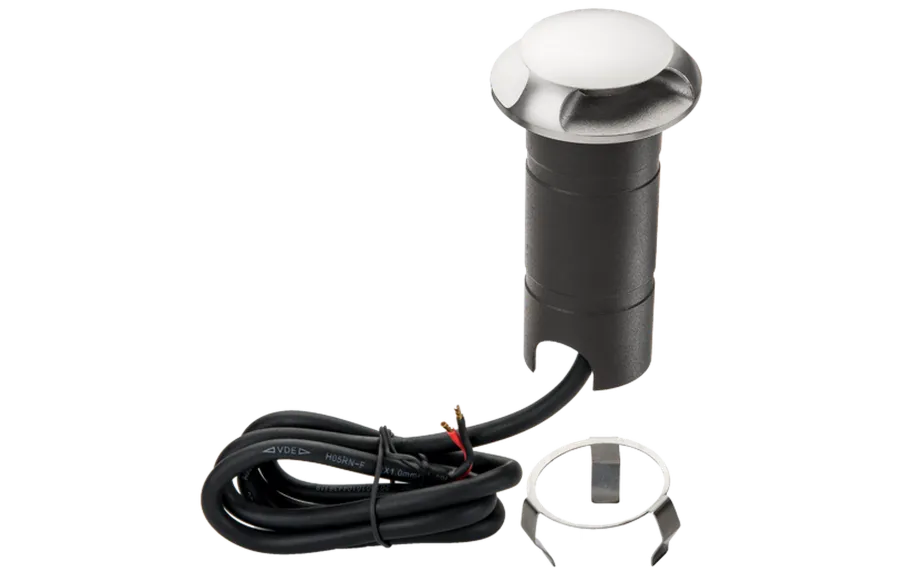 Outlet Sg Armaturen As Luna Deco 3 uplight utendørs 3W 3000 Kelvin IP67 - Rustfritt Stål