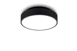 Online Antidark Luna taklampe utendørs 26 cm 2700/3000/4000 Kelvin 13,5W IP44 - Dimbar Svart