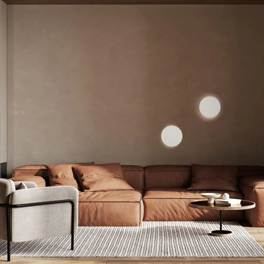 Best TK Lighting Luna vegglampe 20 cm Svart