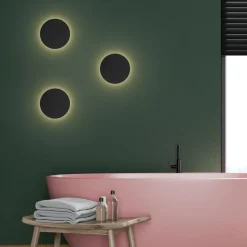 Best TK Lighting Luna vegglampe 20 cm Svart