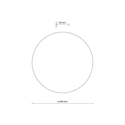 Online TK Lighting Luna wood vegglampe 40 cm Eik