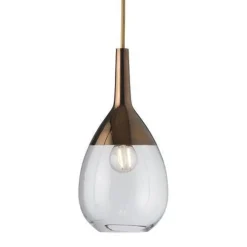 Outlet EBB & FLOW Lute takpendel 14 cm klar/ Kobber