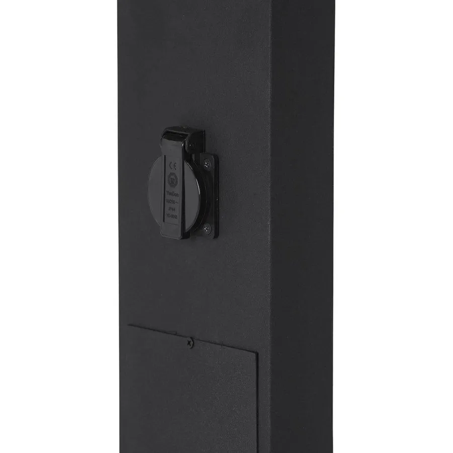 Best Pr home of Scandinavia Ab Luton pullert 100 cm m/stikkontakt E27 - Svart