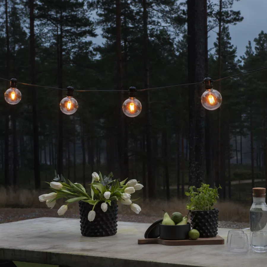 Outlet Konstsmide Lysslynge 10 lys utskiftbar - Amber