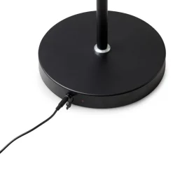 Hot Halo Designs Magni portabel oppladbar gulvlampe med forstørrelsesglass Svart