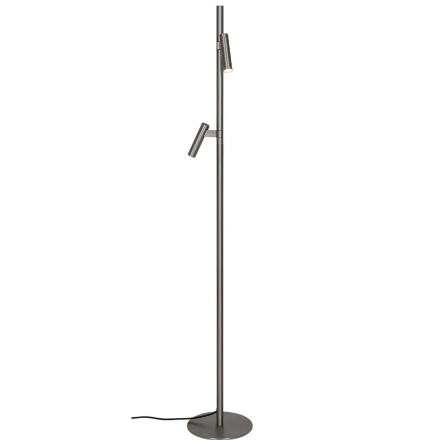 New DFTP Makoto gulvlampe 2-lys Satin Krom