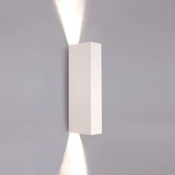 Outlet Nowodvorski Malmø vegglampe opp/ned lys - Hvit