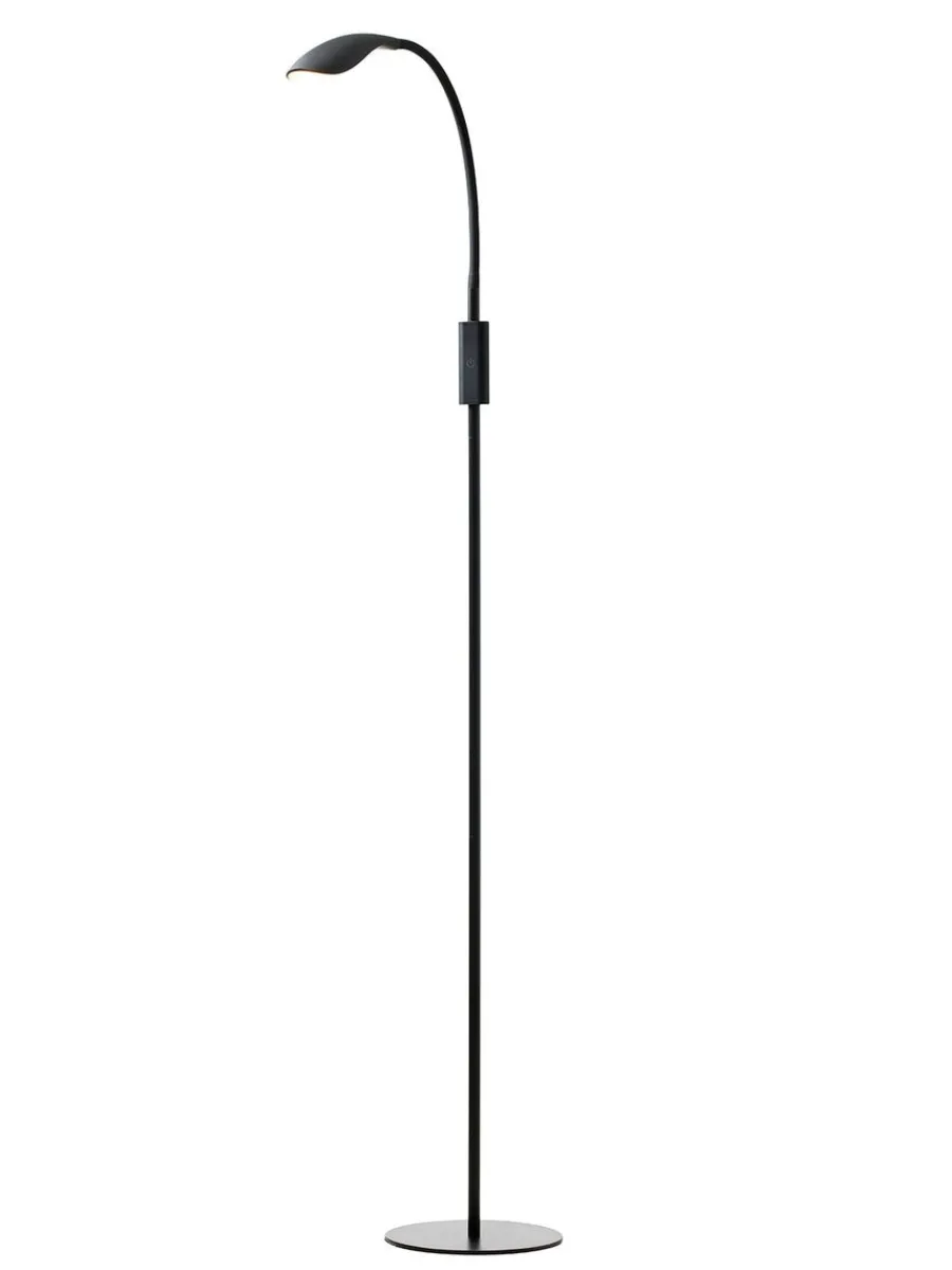 Hot Nielsen Light Mamba gulvlampe 5,5W 3000K 3 step dim - Svart