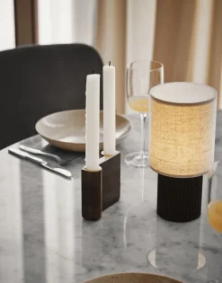 Discount &Tradition Manhattan SC52 oppladbar bordlampe Brun