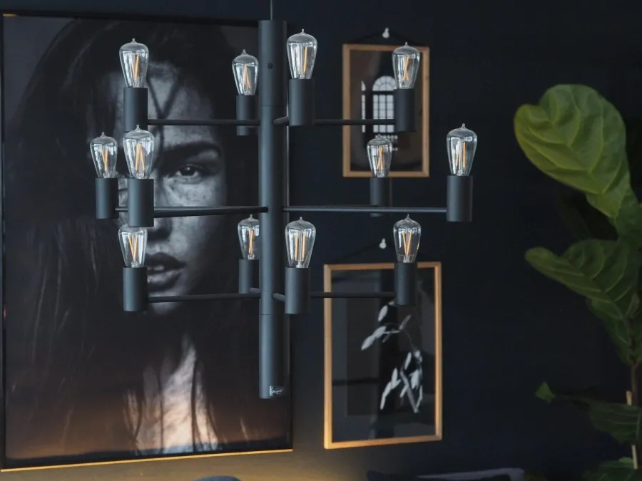 Sale Herstal Manola 12 ink LED - Svart