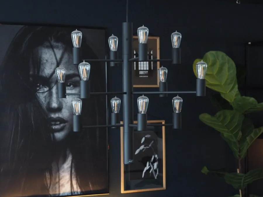 Sale Herstal Manola 12 ink LED - Svart