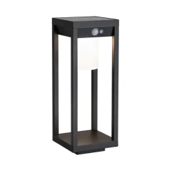Best Paulmann Marisol pullert utendørs 5,5W 3000 Kelvin m/bevegelses sensor - Solcelle Svart