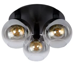 Sale Lucide Marius taklampe 3 Svart / Røyk