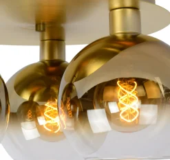 Sale Lucide Marius taklampe 3 Svart / Røyk