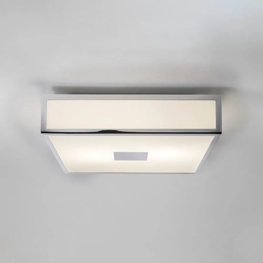 Discount Astro Lighting Mashiko 300 Square taklampe IP44 - Polert Krom