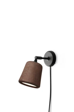 Outlet New Works Material Vegglampe - Røkt Eik