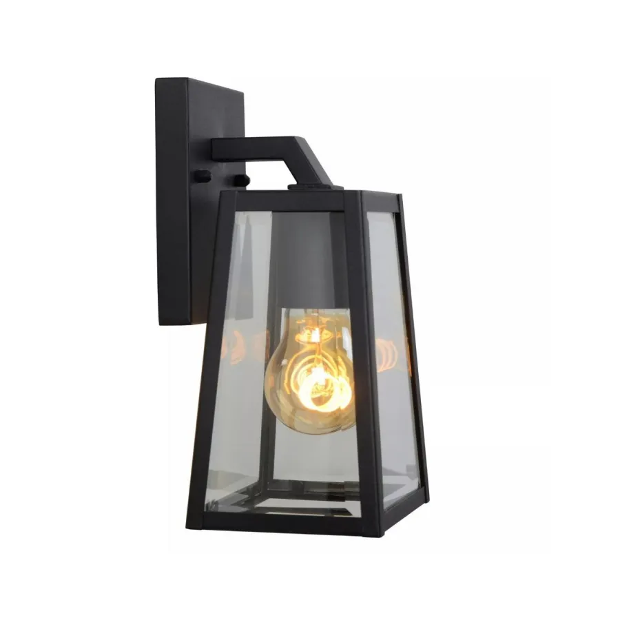 New Lucide Matsol vegglampe utendørs E27 - Svart