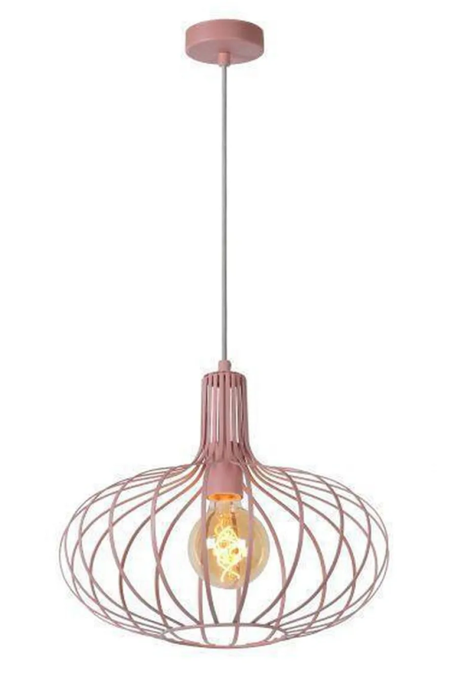 Lucide Merlina takpendel 38 cm - Rosa
