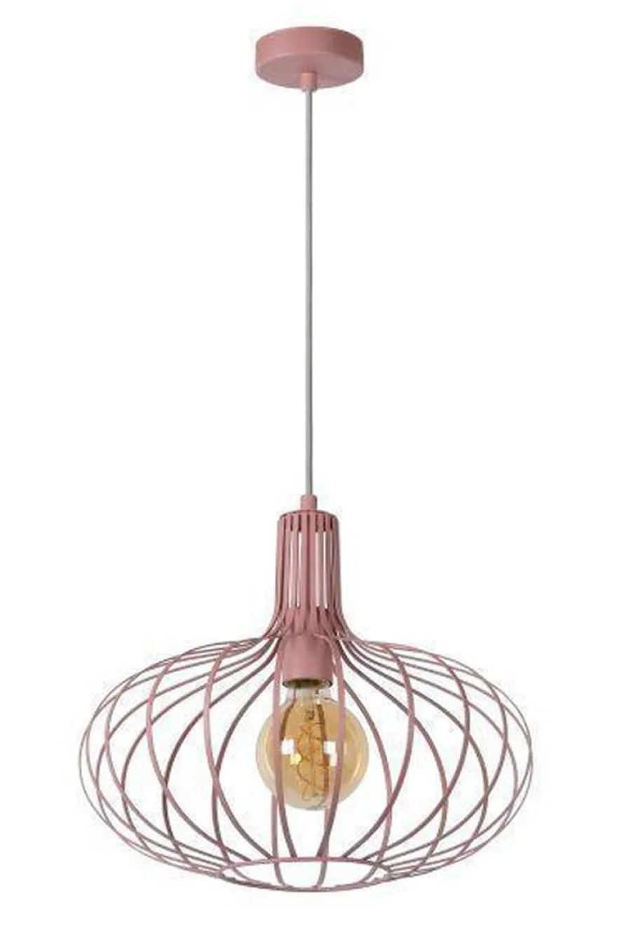 Lucide Merlina takpendel 38 cm - Rosa