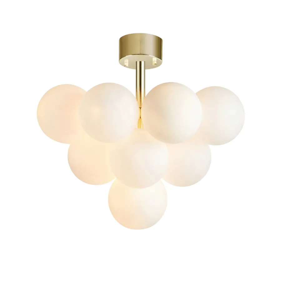 Outlet Marksløjd Merlot taklampe - Messing/Hvit - Messing/ Hvit