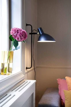 Discount Halo Designs Metropole grande vegglampe - Svart