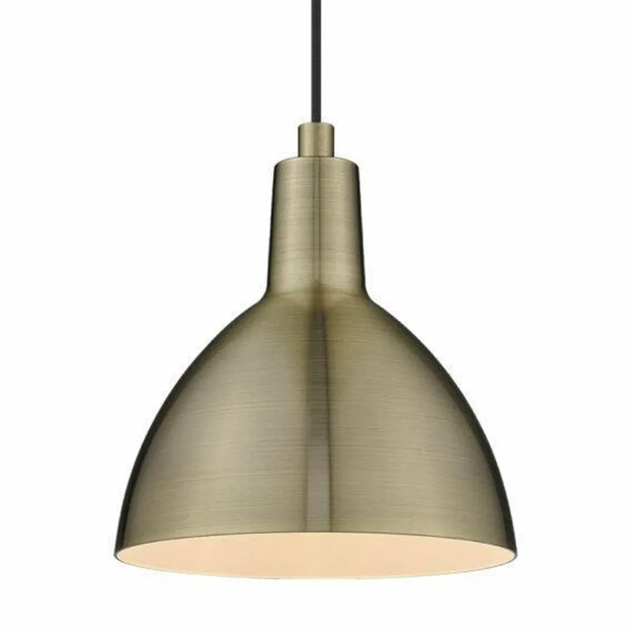 New Halo Designs Metropole takpendel 15 cm - Antikk Messing