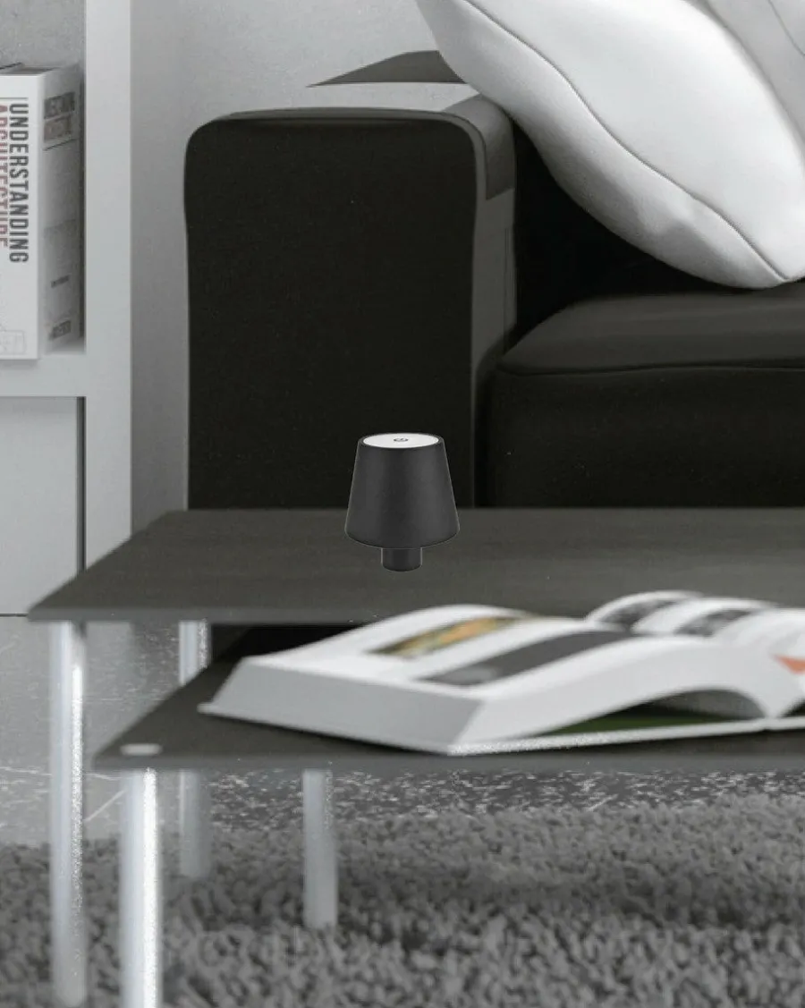Outlet NorDesign Mida bordlampe 3W IP20 Oppladbar - Kan montere på flaske Svart