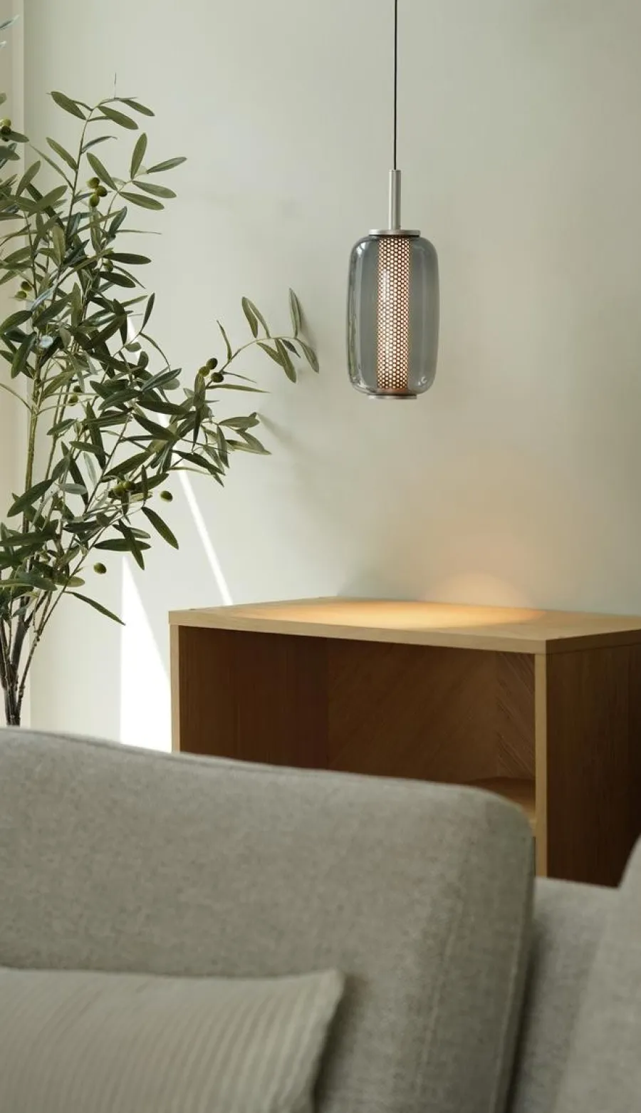 Antidark Midnight takpendel 13,8W LED 2700 Kelvin - Dimbar Aluminium