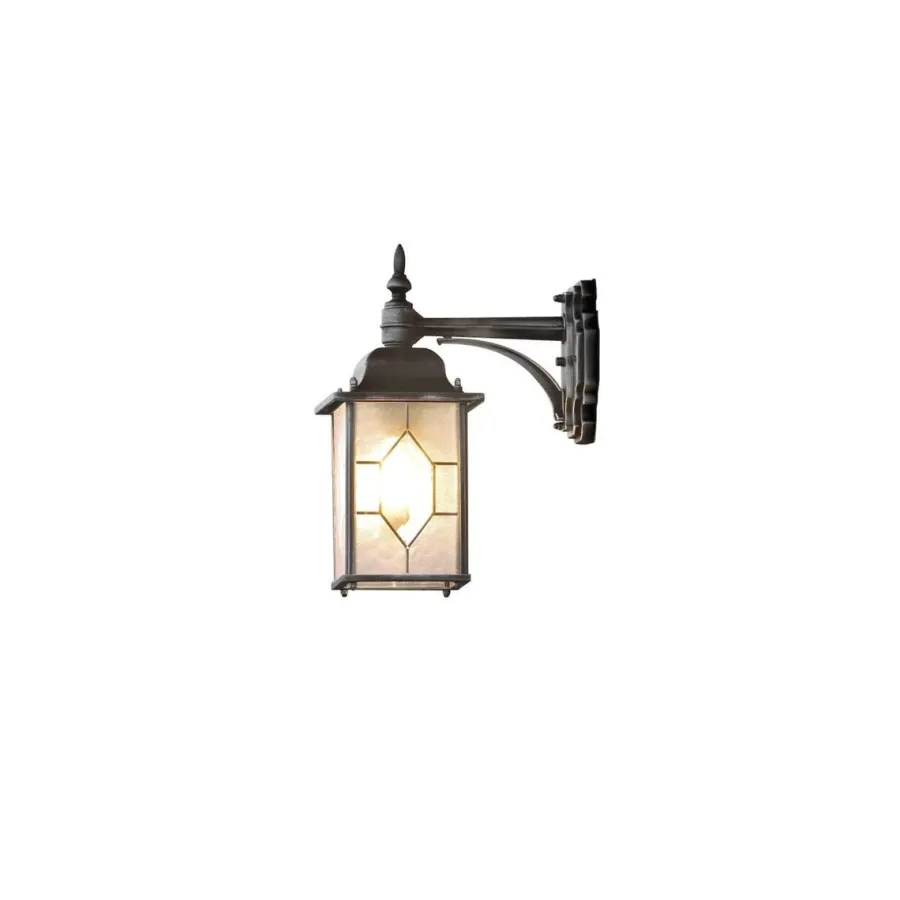 Sale Konstsmide Milano vegglampe, ned - Svart