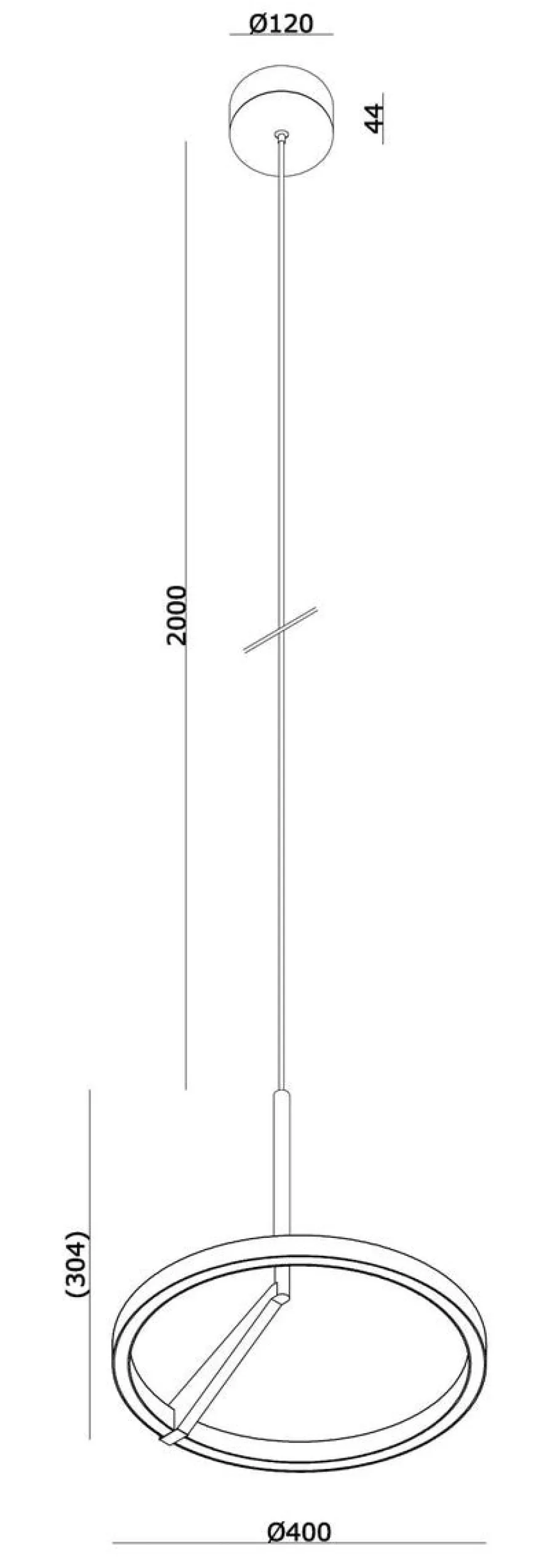 Discount NorDesign Mind 400 takpendel 20W 2700 Kelvin - Dimbar Svart