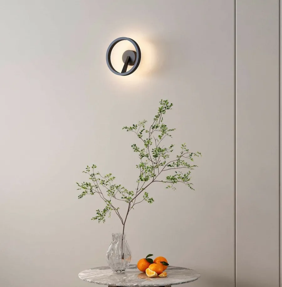 Hot NorDesign Mind 220 vegglampe 9W 2700 Kelvin RA90 dimbar Svart
