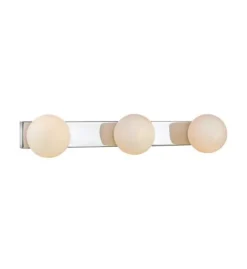 New Marksløjd Mini vegglampe 3 - Krom/opalhvit - Krom / Opal