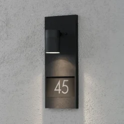 Sale Konstsmide Modena vegglampe inkl husnummer - Svart