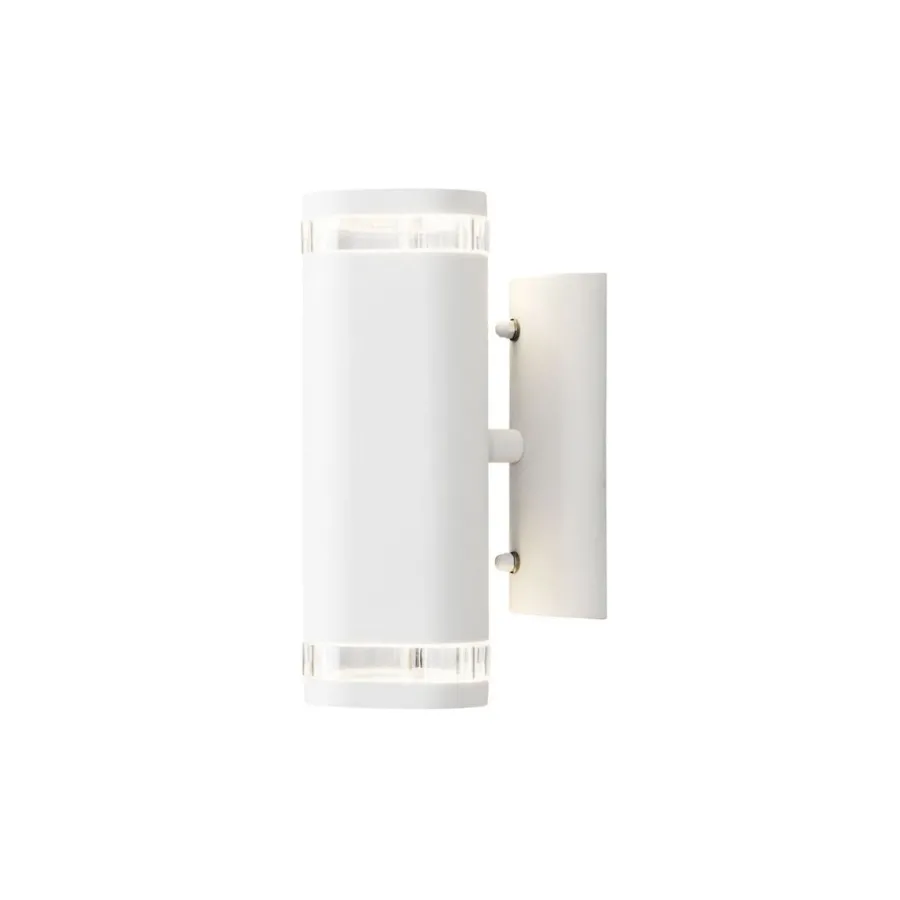Clearance Konstsmide Modena vegglampe I opp/ned - Hvit