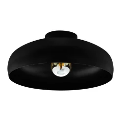 Discount Eglo Mogano takplafond 40 cm E27 - Svart