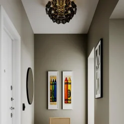 By Rydens Monarque taklampe - Svart krom