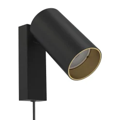 Sale Nowodvorski Mono vegglampe - Svart/Gullfarget Svart / Gull