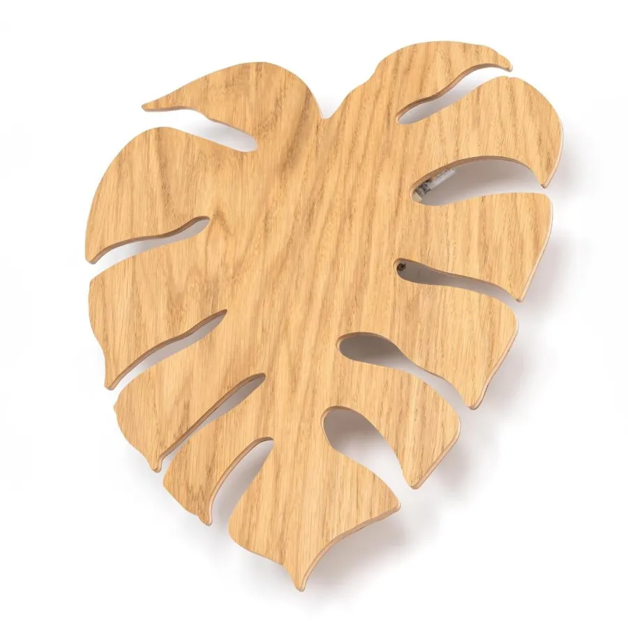 Online TK Lighting Monstera wood vegglampe Eik