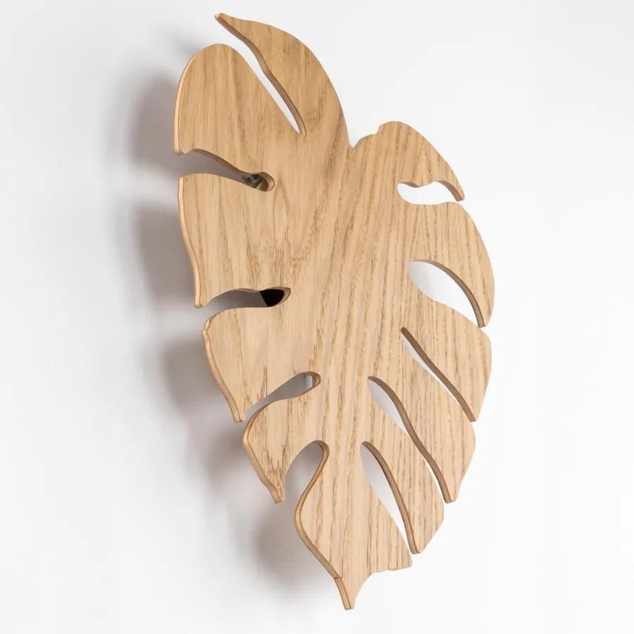Online TK Lighting Monstera wood vegglampe Eik